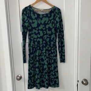 BODEN✨ Green Patterned Dress